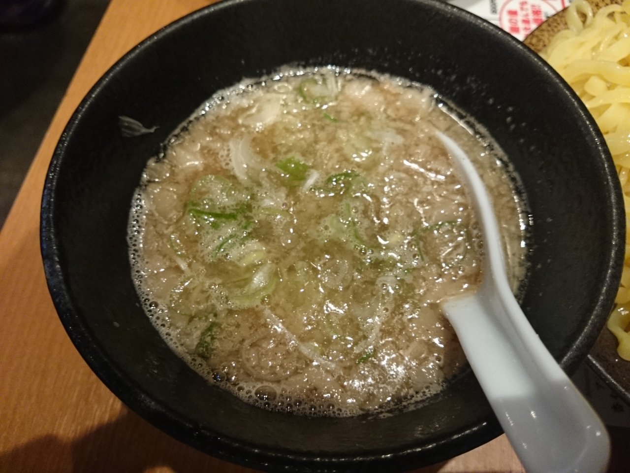 吉虎 東京 KICHITORA TOKYO 渋谷本店 鶏白湯つけ麺(平打ち麺特盛り)