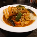 カレーハウスCoCo壱番屋 チキンと夏ベジのスパイスカレー+ハーフ豚しゃぶ+チキンカツ